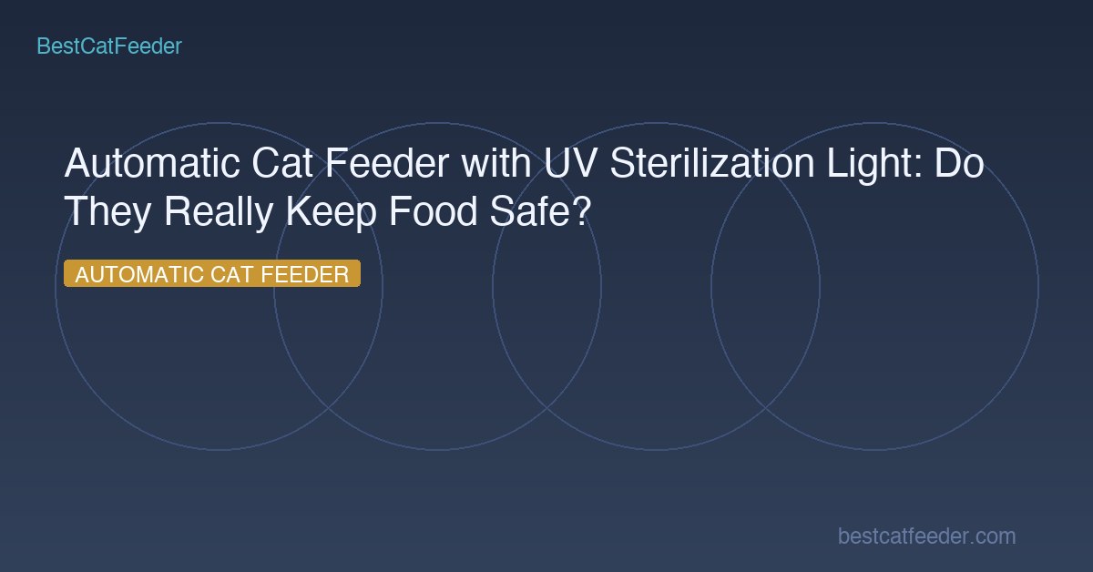 Automatic Cat Feeder with UV Sterilization Light: Do They Really Keep Food Safe? - BestCatFeeder.com