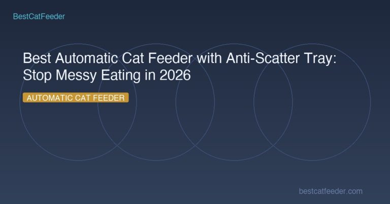 Best Automatic Cat Feeder with Anti-Scatter Tray: Stop Messy Eating in 2026 - BestCatFeeder.com