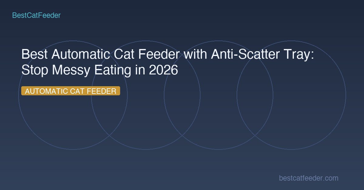 Best Automatic Cat Feeder with Anti-Scatter Tray: Stop Messy Eating in 2026 - BestCatFeeder.com