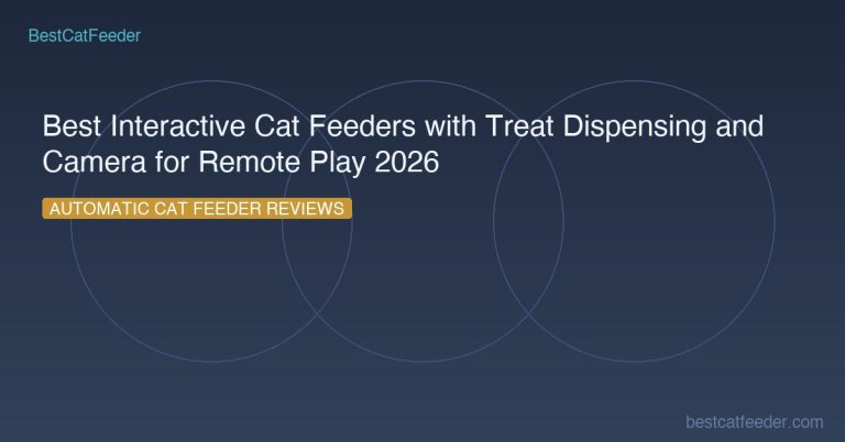 Best Interactive Cat Feeders With Treat Dispensing And Camera For Remote Play
