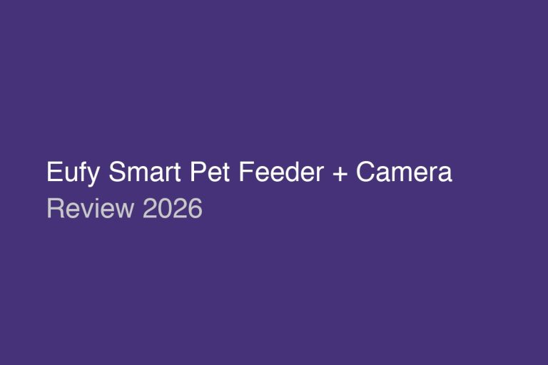 Eufy Smart Pet Feeder with 2K camera and local storage for privacy-focused cat feeding