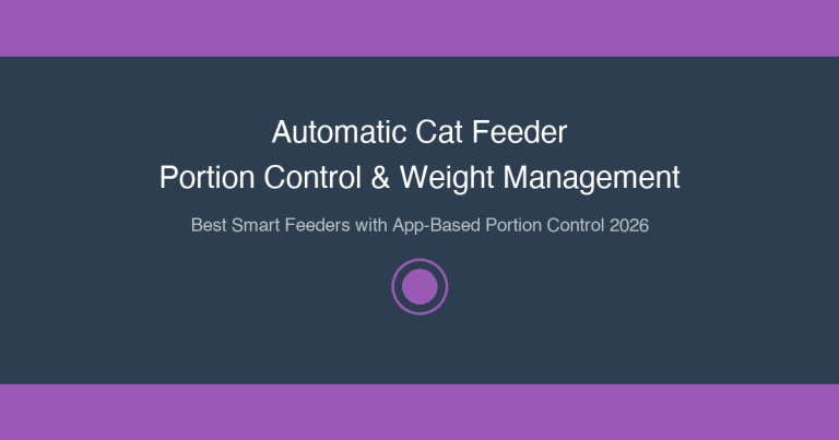 Automatic cat feeder with portion control app and weight management tracking for precise feeding