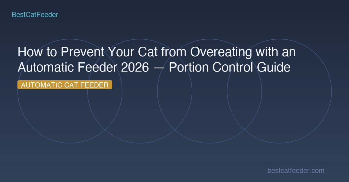 How to Prevent Your Cat from Overeating with an Automatic Feeder 2026 — Portion Control Guide - BestCatFeeder.com