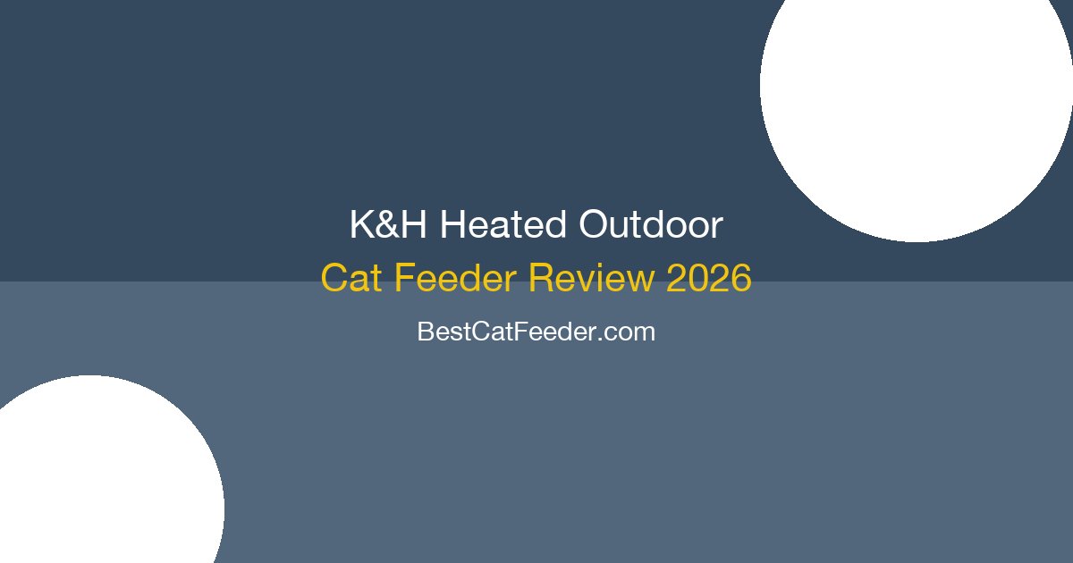 K and H PET Products Heated Outdoor Cat Feeder review with winter testing and feral cat feeding solutions