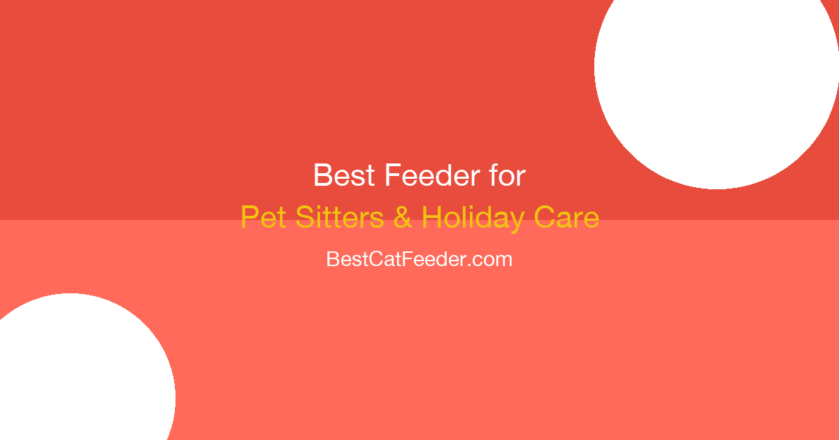 Best automatic cat feeder for pet sitters and holiday care guide with travel-proof feeding solutions for your cat